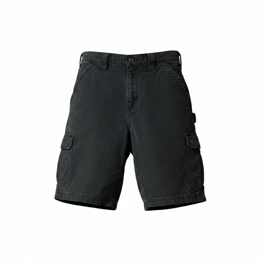 Carhartt Men Black Cargo Work Shorts W30 Original Fit B147 BLK Utility Pockets